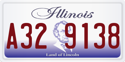IL license plate A329138
