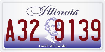 IL license plate A329139