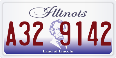 IL license plate A329142