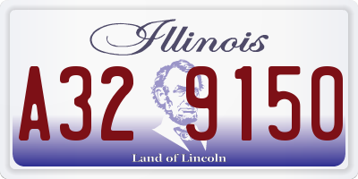 IL license plate A329150