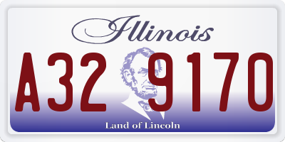 IL license plate A329170