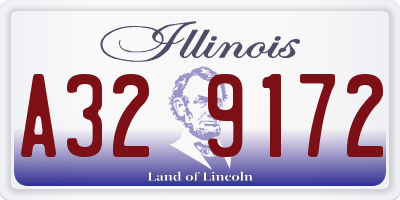 IL license plate A329172
