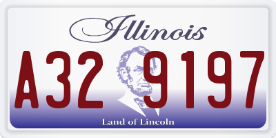 IL license plate A329197