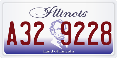 IL license plate A329228