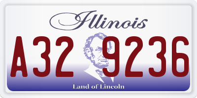 IL license plate A329236