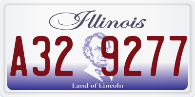 IL license plate A329277