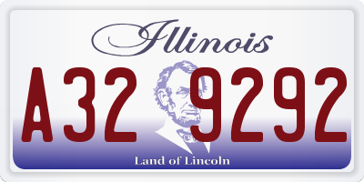 IL license plate A329292
