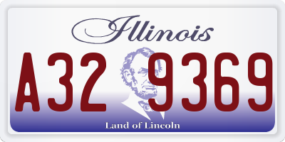 IL license plate A329369