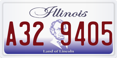 IL license plate A329405