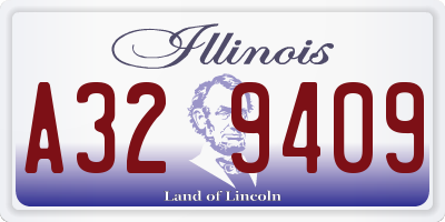 IL license plate A329409
