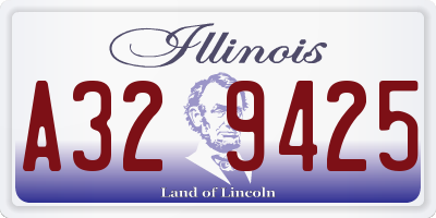 IL license plate A329425