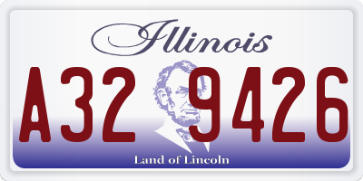 IL license plate A329426