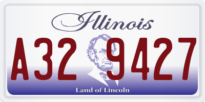 IL license plate A329427