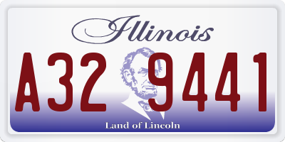 IL license plate A329441