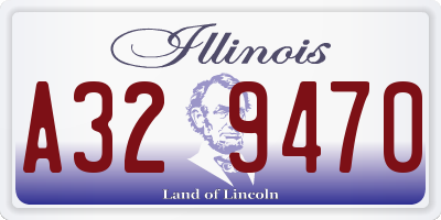 IL license plate A329470
