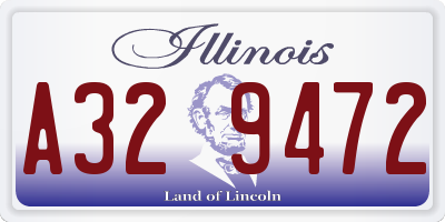 IL license plate A329472