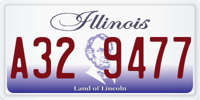 IL license plate A329477