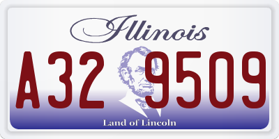 IL license plate A329509