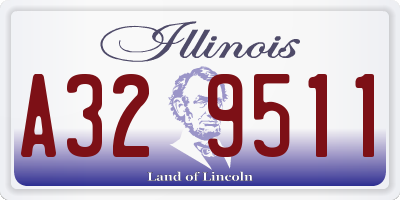 IL license plate A329511