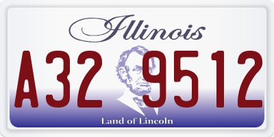 IL license plate A329512