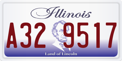 IL license plate A329517