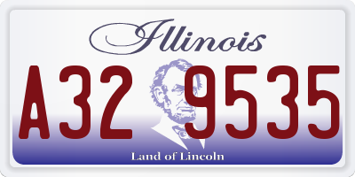 IL license plate A329535