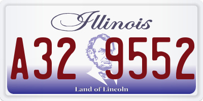 IL license plate A329552