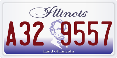 IL license plate A329557