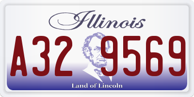 IL license plate A329569