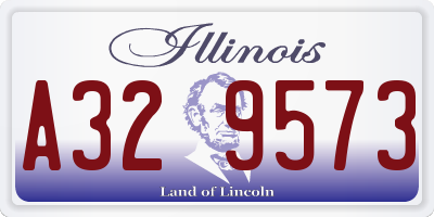 IL license plate A329573