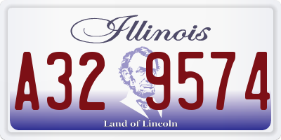 IL license plate A329574