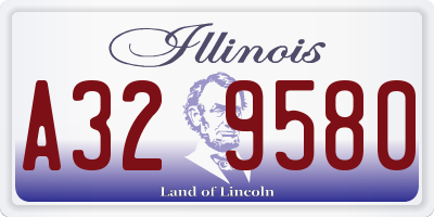 IL license plate A329580