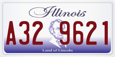 IL license plate A329621