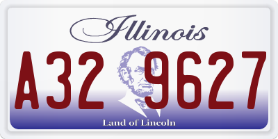 IL license plate A329627