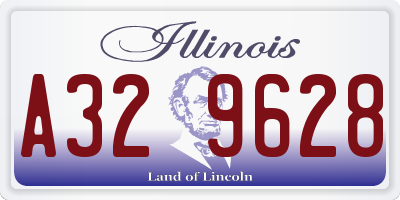 IL license plate A329628