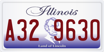 IL license plate A329630
