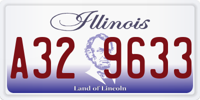 IL license plate A329633