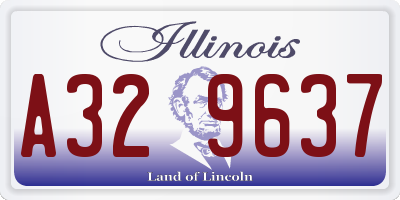 IL license plate A329637