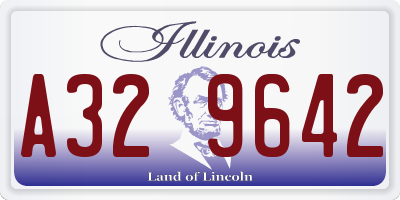 IL license plate A329642