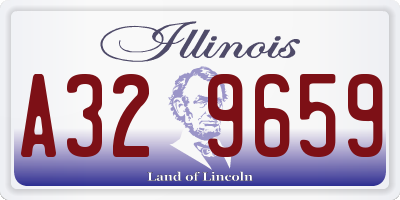 IL license plate A329659