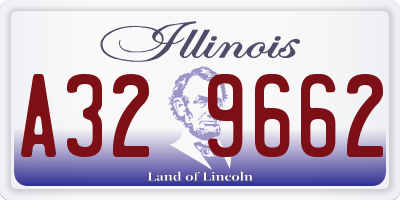 IL license plate A329662