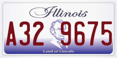 IL license plate A329675