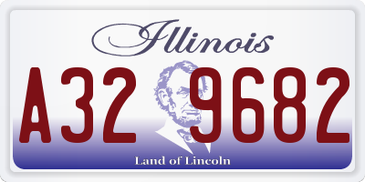 IL license plate A329682