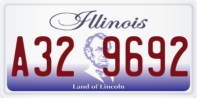 IL license plate A329692