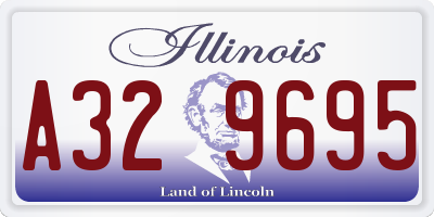 IL license plate A329695