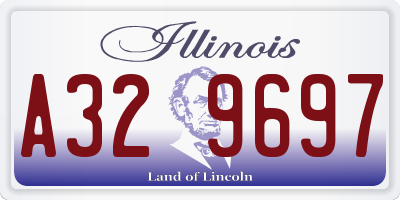 IL license plate A329697