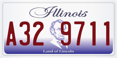 IL license plate A329711