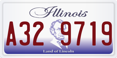 IL license plate A329719