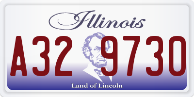 IL license plate A329730