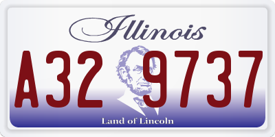 IL license plate A329737
